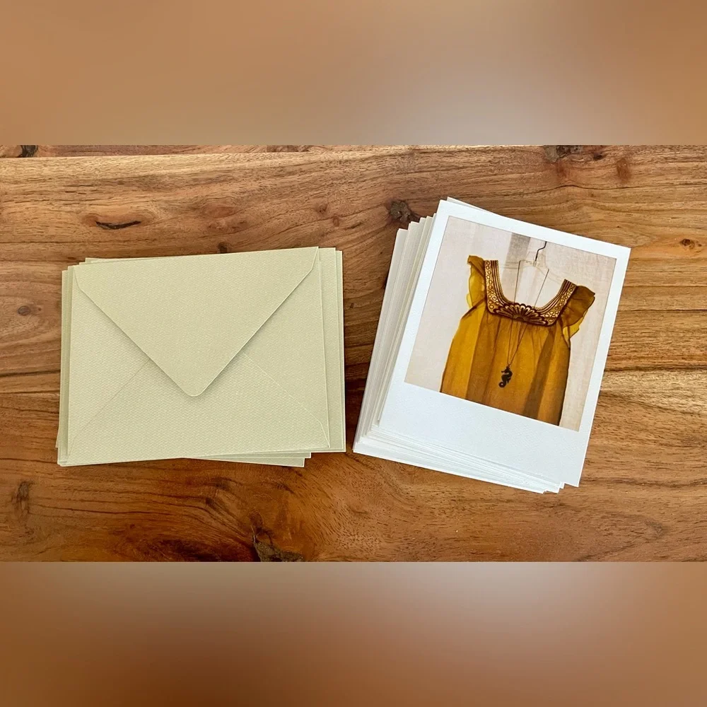 Set of 17 Vintage Photography Notecards with Envelopes Retro Art Stationery